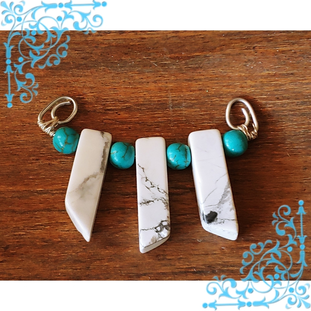 Howlite Stone Pendant